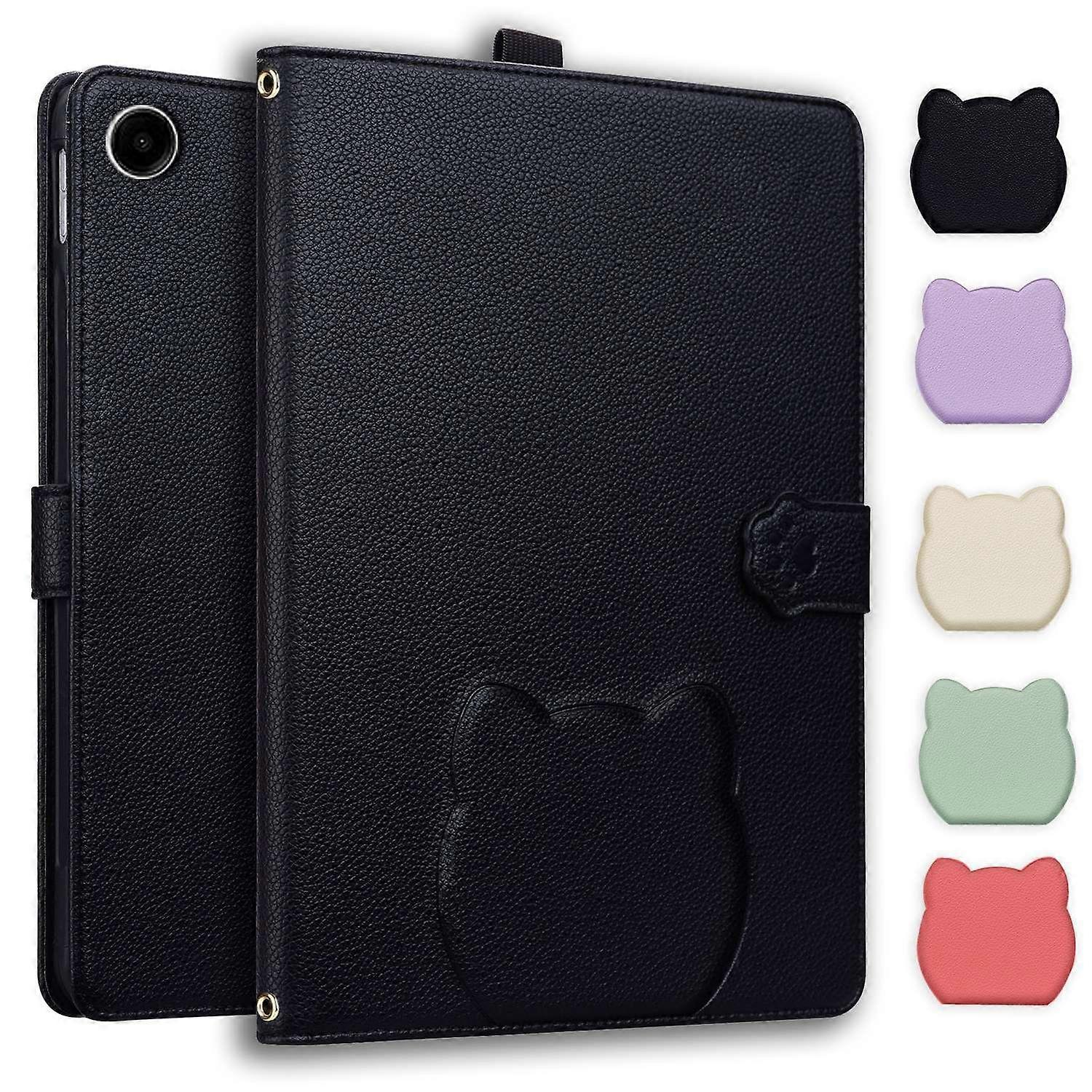 For Samsung Galaxy Tab A11 X133 X130 Tab A9 Wallet Case Leather Stand Table Cover with Stylus Holder