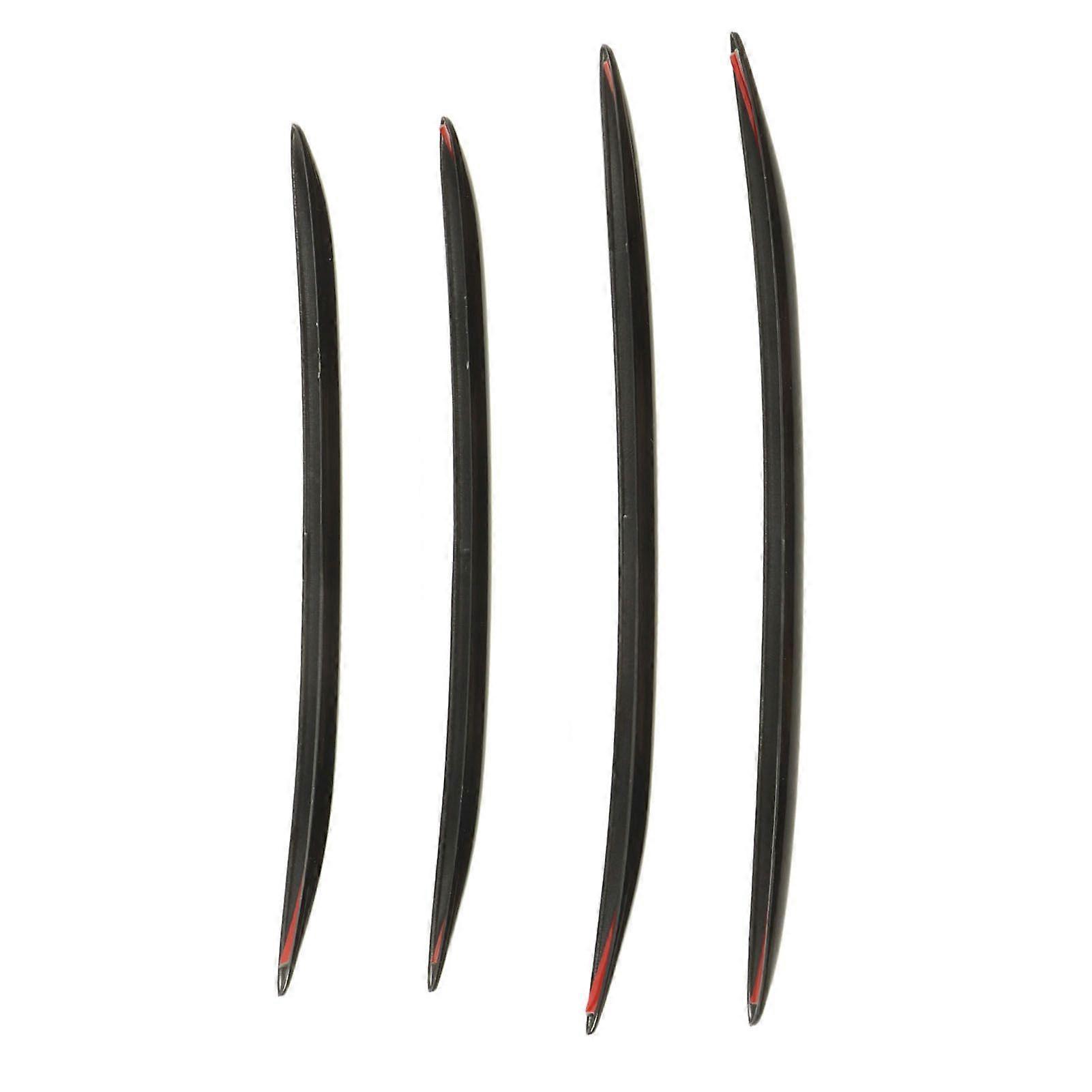 4PCs Front Fog Lamp Trim Glossy Black Style Replacement for MercedesBenz Cclass W206 S206 2022+