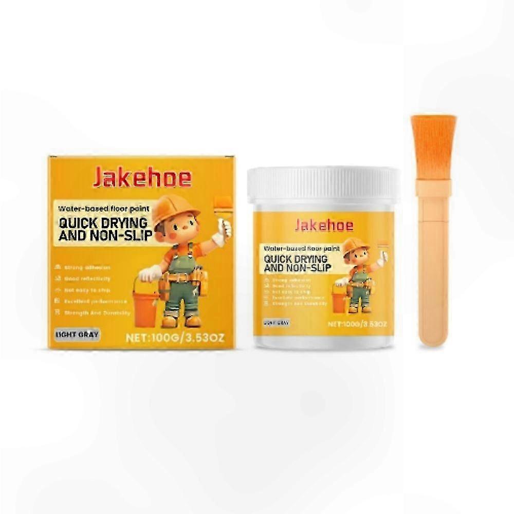 Quick-Drying Water-Based Floor Coating for Concrete 100g Resists Moisture Ideal for Basements and Garages Epoxy Solution Alternative