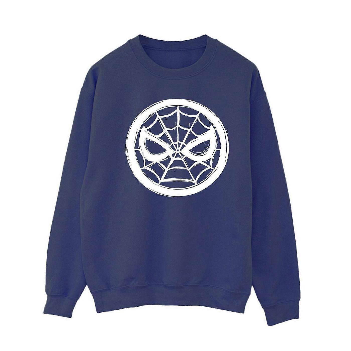 Marvel Dames/Dames Spider-Man Borst Logo Sweatshirt