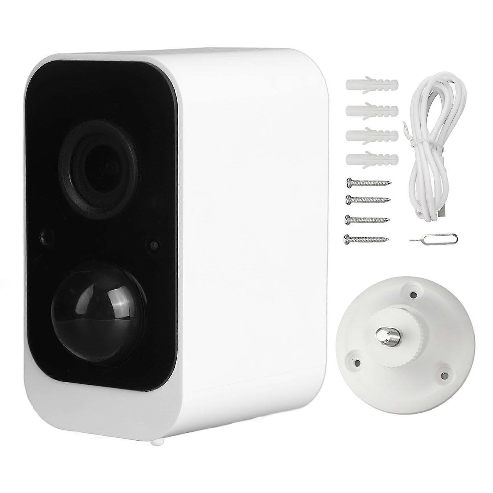 Wireless Security Camera 2MP IP65 Color Night Vision 2 Way Intercom Low Consumption Battery Powered Surveillance Camera
