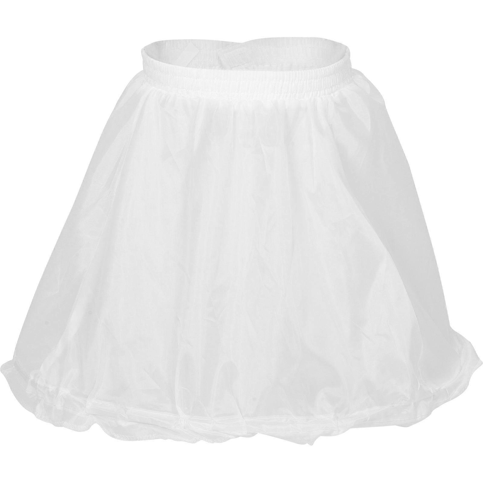 Short Hoop Skirt Petticoat for Lolita Style Use Elastic Waist