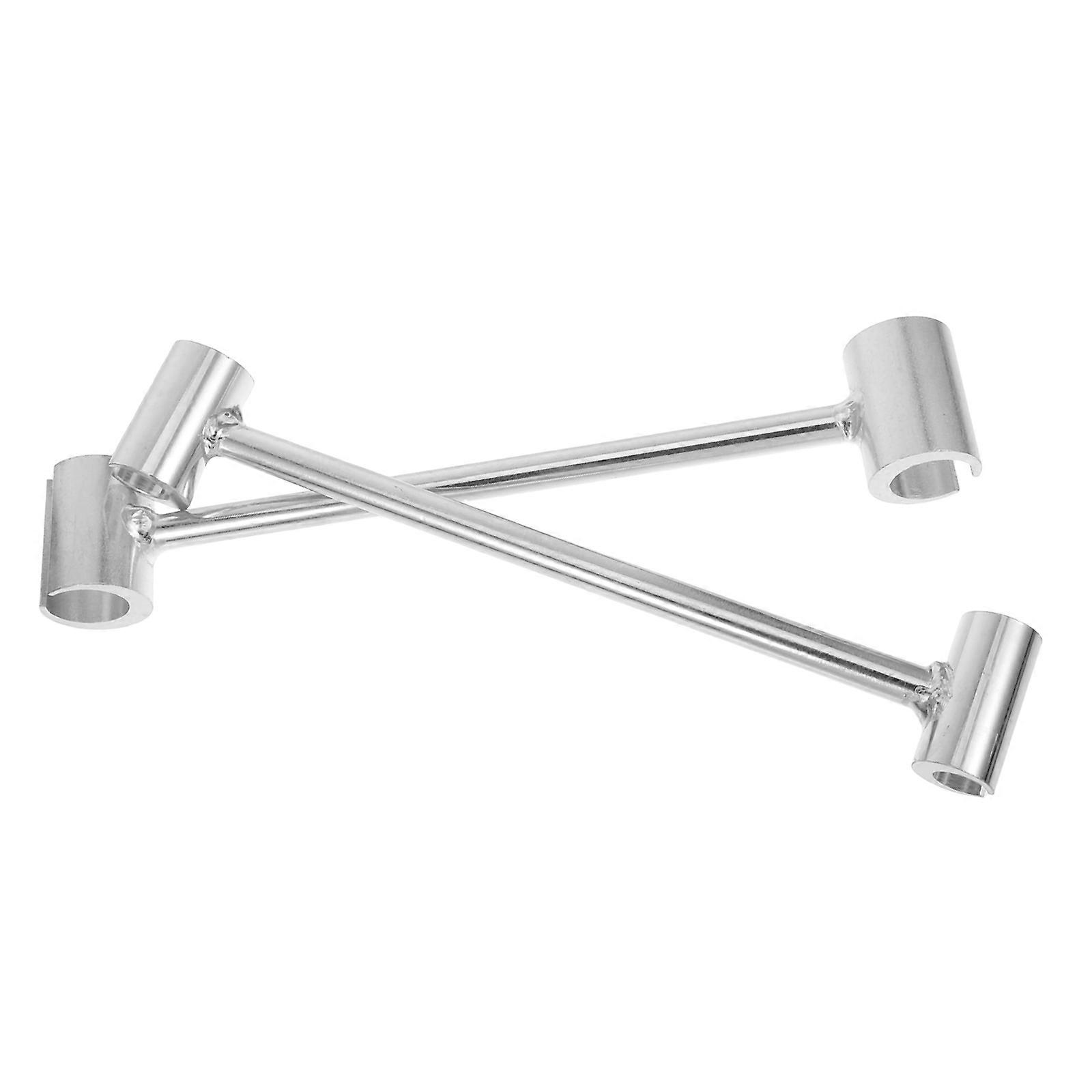 Pin Wrench Door and Window Alignment Tool for Diy Projects Silver Nickel Chromium Steel Ergonomic Design 2Pcs