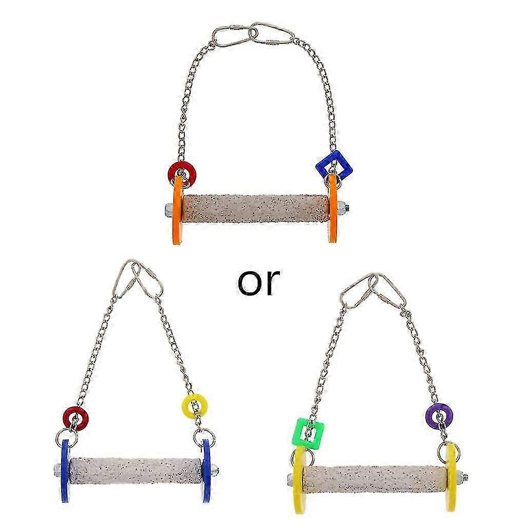 Bird Swing Grinding Hammock Toy for Bird Parrot Standing Supplies Bird Toy