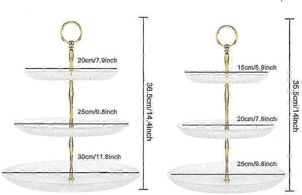 Cupcake Stand 3-tier Cake Stand Dessert Stand Tea Party Tiered Serving Platter Fruit Display Stand Pastry Serving TrayCupcake Stand 3-tier Cake Stand