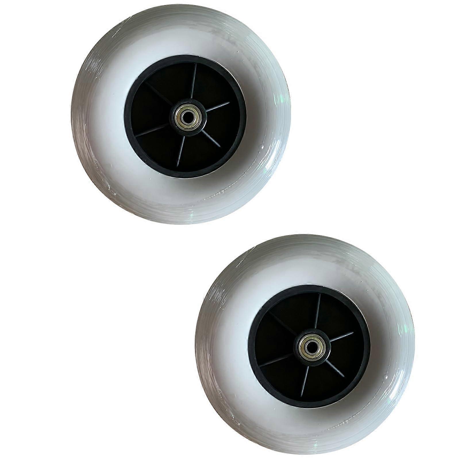 8 Inch Electric Wheelchair Front Wheel Replacement 200x50 Solid PVC Front And Rear Wheels Compatible With Most Models