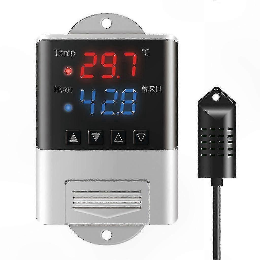 Digital Thermometer Hygrometer for Temperature and Humidity Monitoring 20-60°C 0-100%RH
