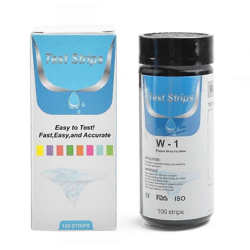 100Pcs Water Total Hardness Test Strips Quick And Easy Testing Kit 0-425 Ppm