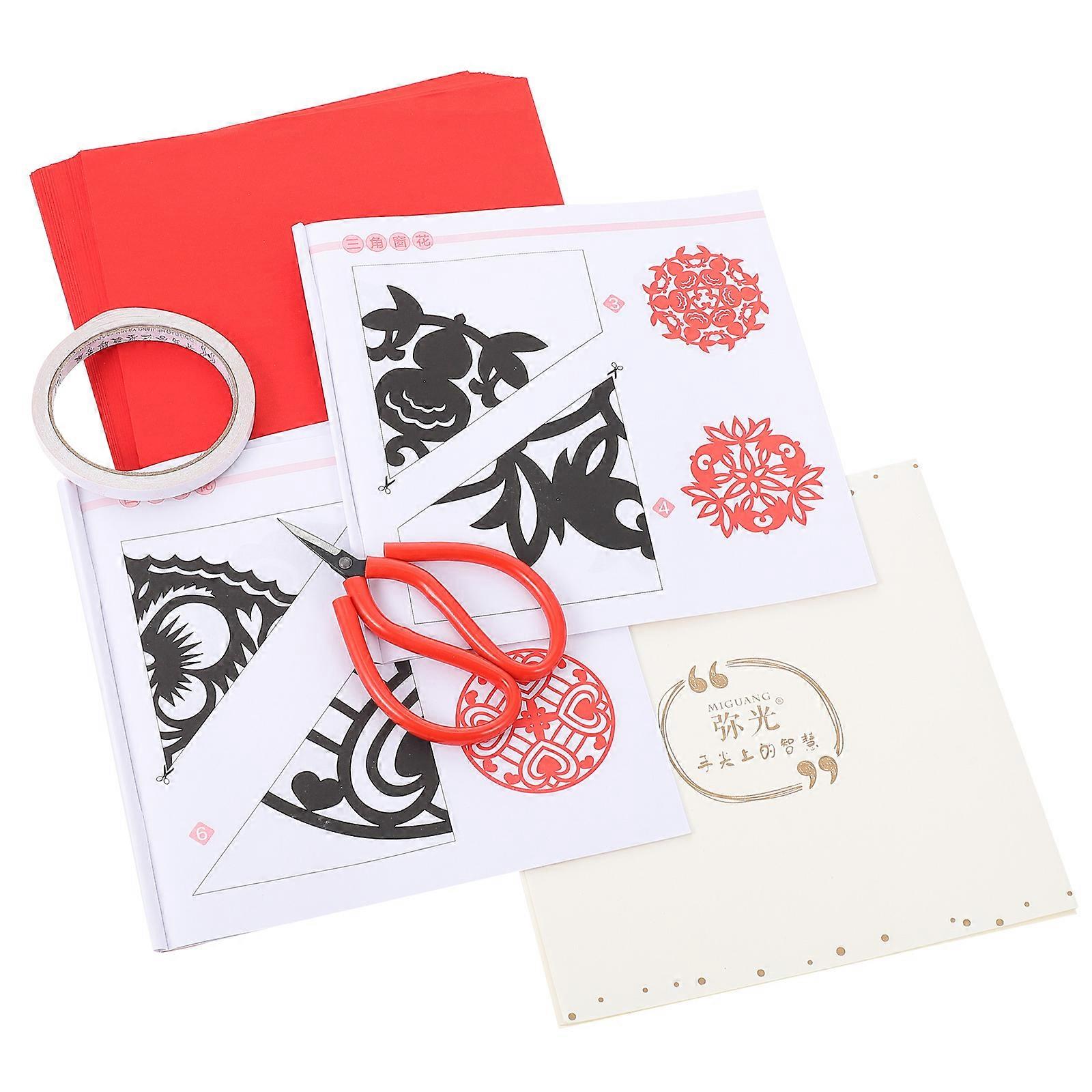 Kids Paper-Cuts Kit DIY Origami Paper for Kids 1Set Creative Handcraft