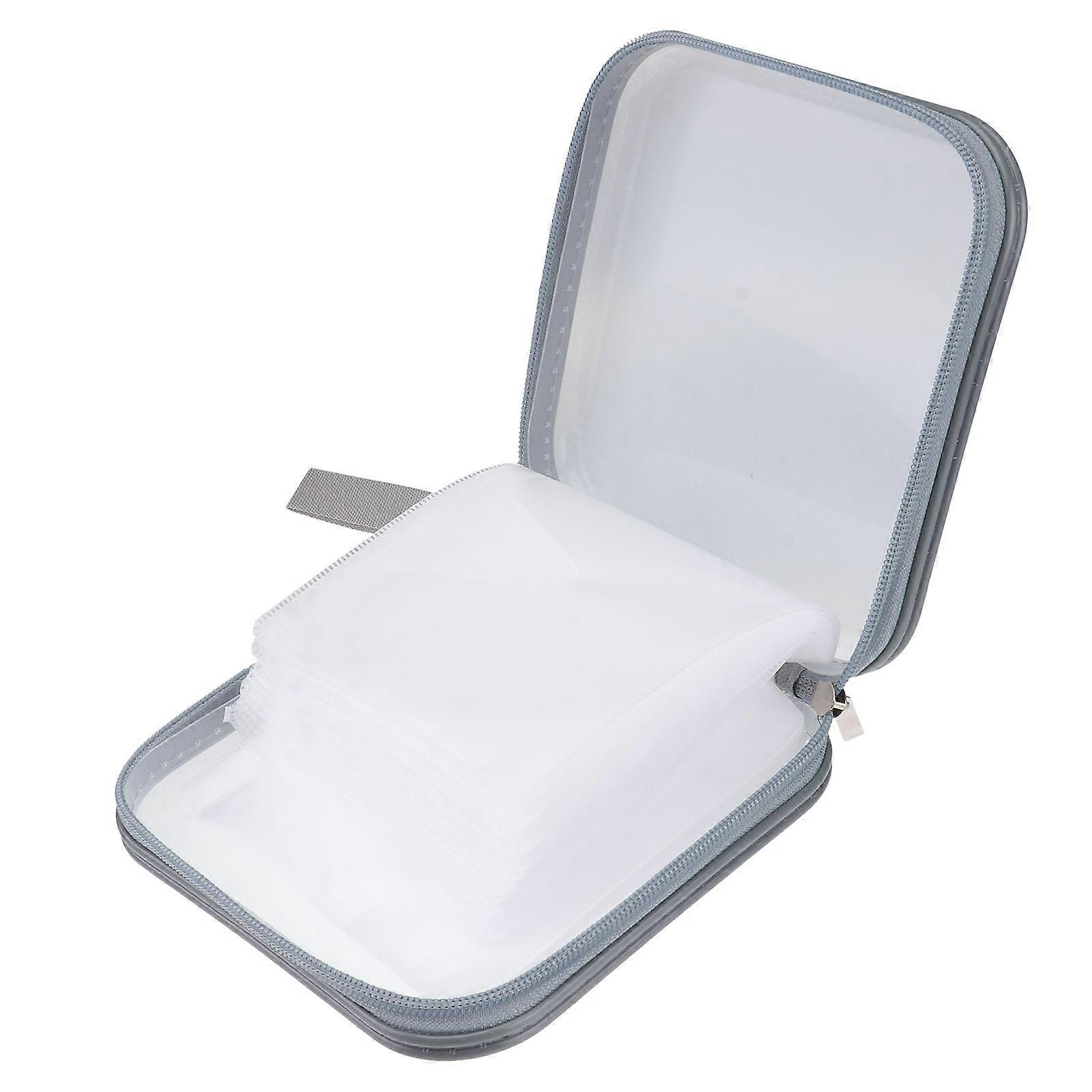 40 Disc Wallet Transparent Cd Storage Case for Storage Plastic Organizer