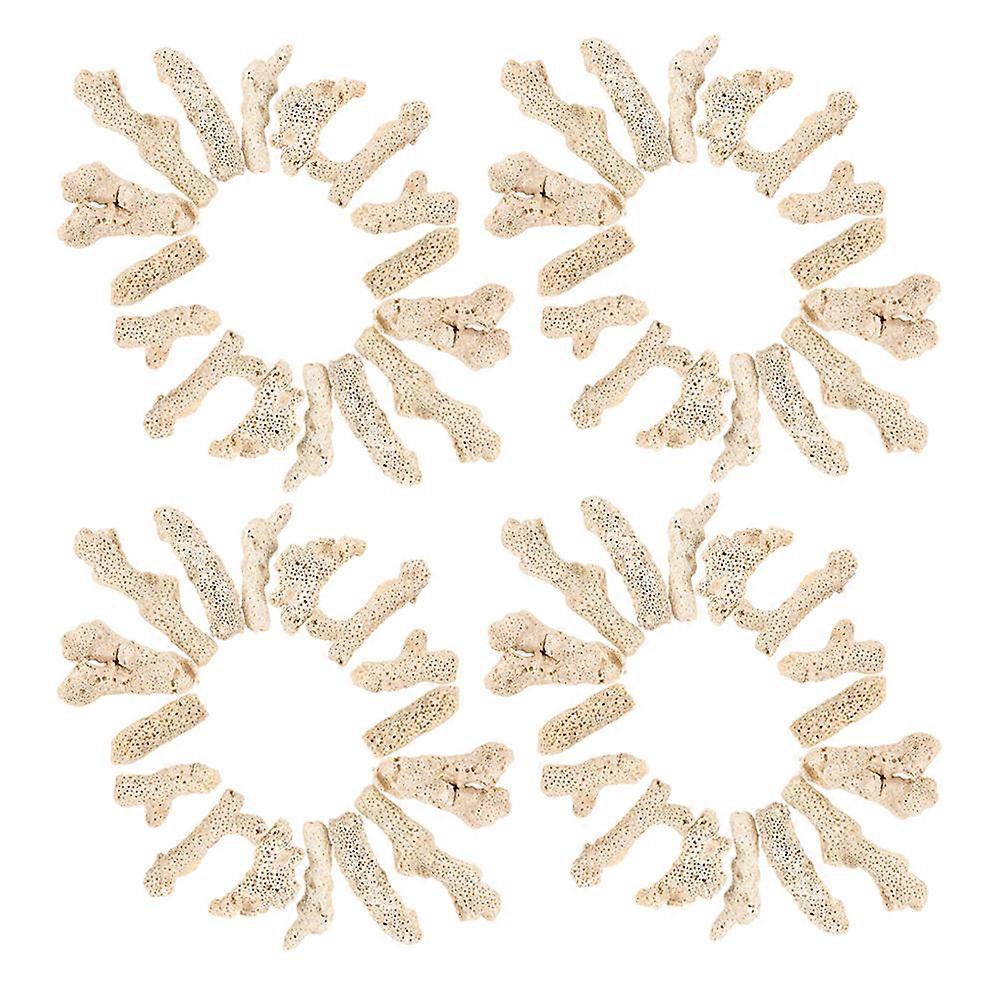 Aquarium Filter Coral Sand Natural Filter Material for Fish Tank 2Sets