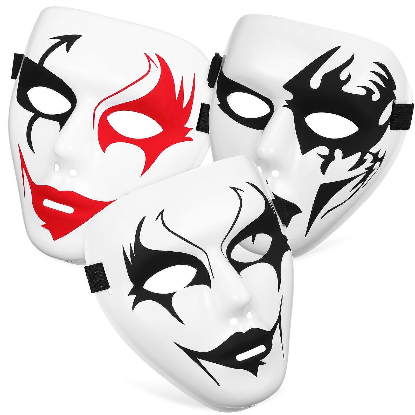 Halloween Mask PVC Performance Masks for Party 15Pcs Colorful Set