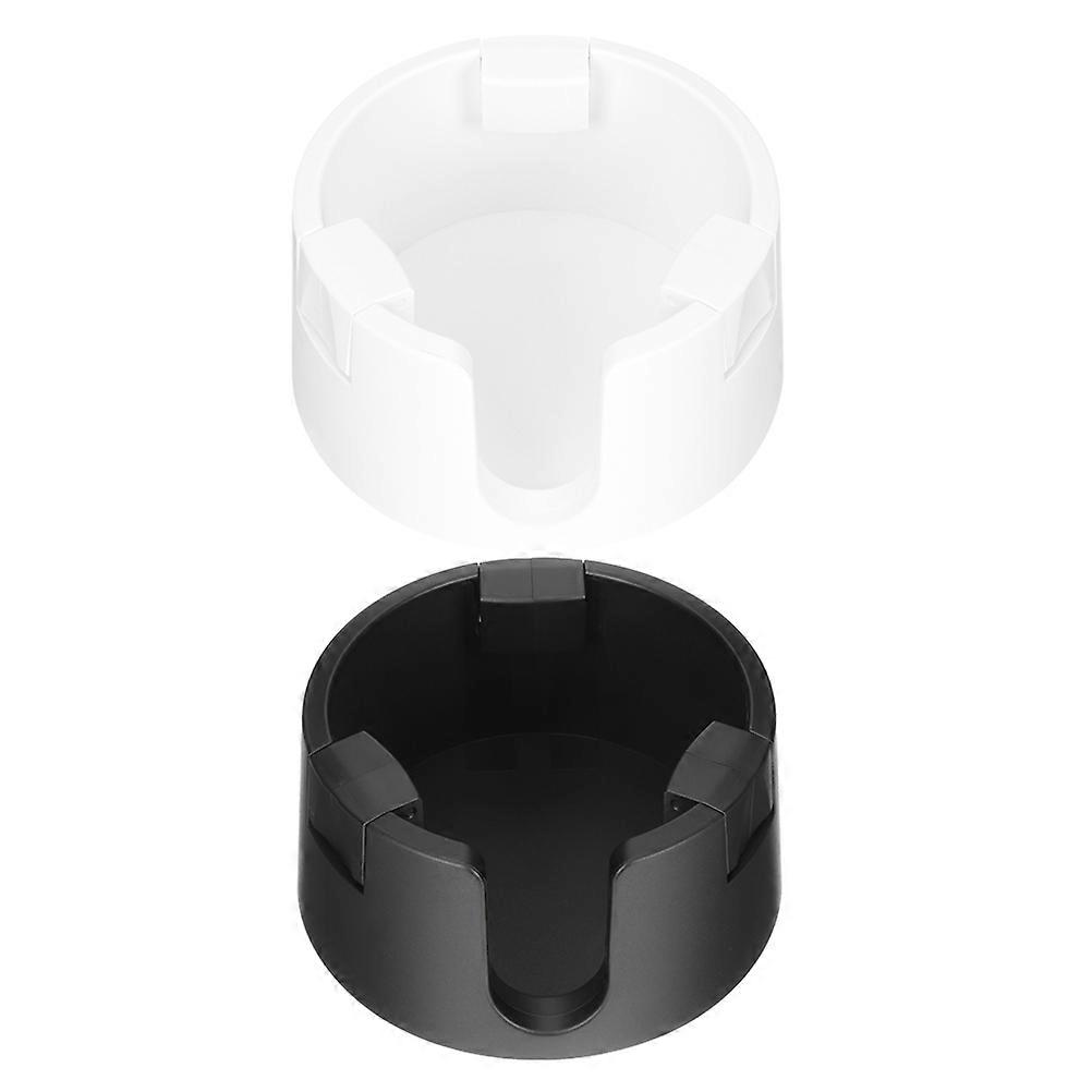 Non Tipping Cup Holder 2Pcs Spill Proof Desk Beverage Holder Office Car Rear Seat Lightweight Assorted Color Design