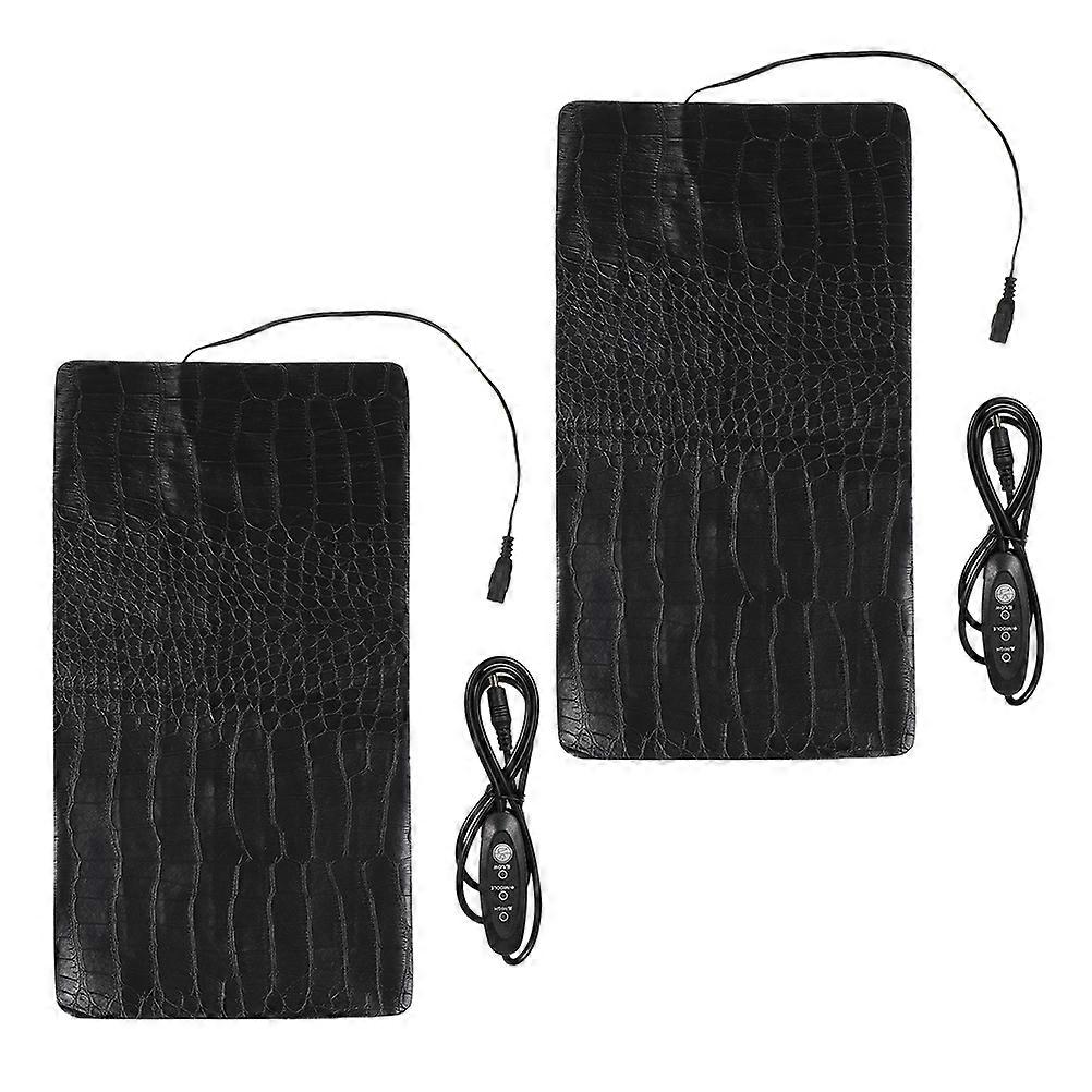 Portable Heating Mat 4Pcs Usb Powered Heater For Pets Reptiles Cats Dogs Cold Weather Support 34.00X18.00X0.50CM Adjustable Temperature