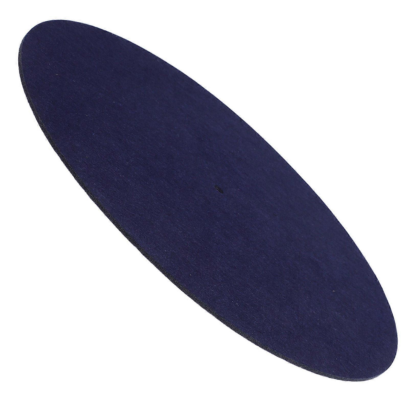 Turntable Felt Mat for Record Player 3Pcs Navy Anti-Slip Protective Pads