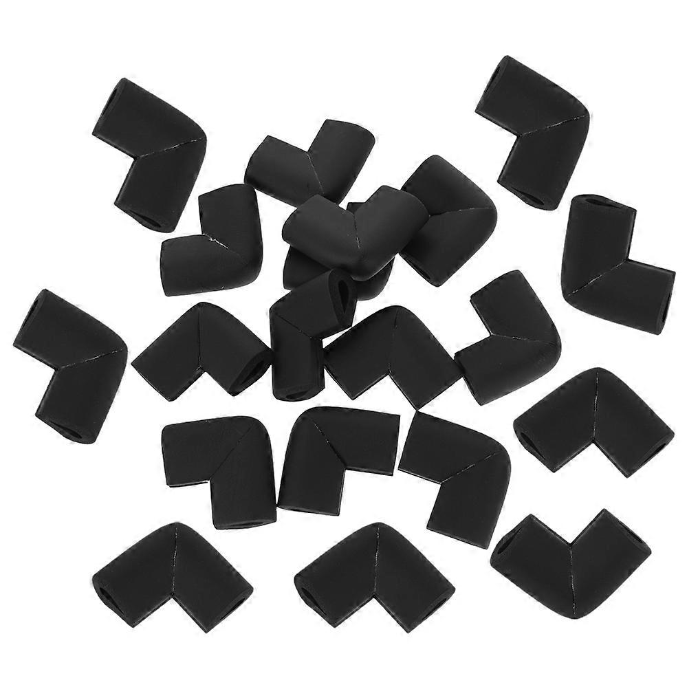 Furniture Corner Guards 60 Pcs Black Corner Protectors For Moving Protection Edge Cushioning NBR Material