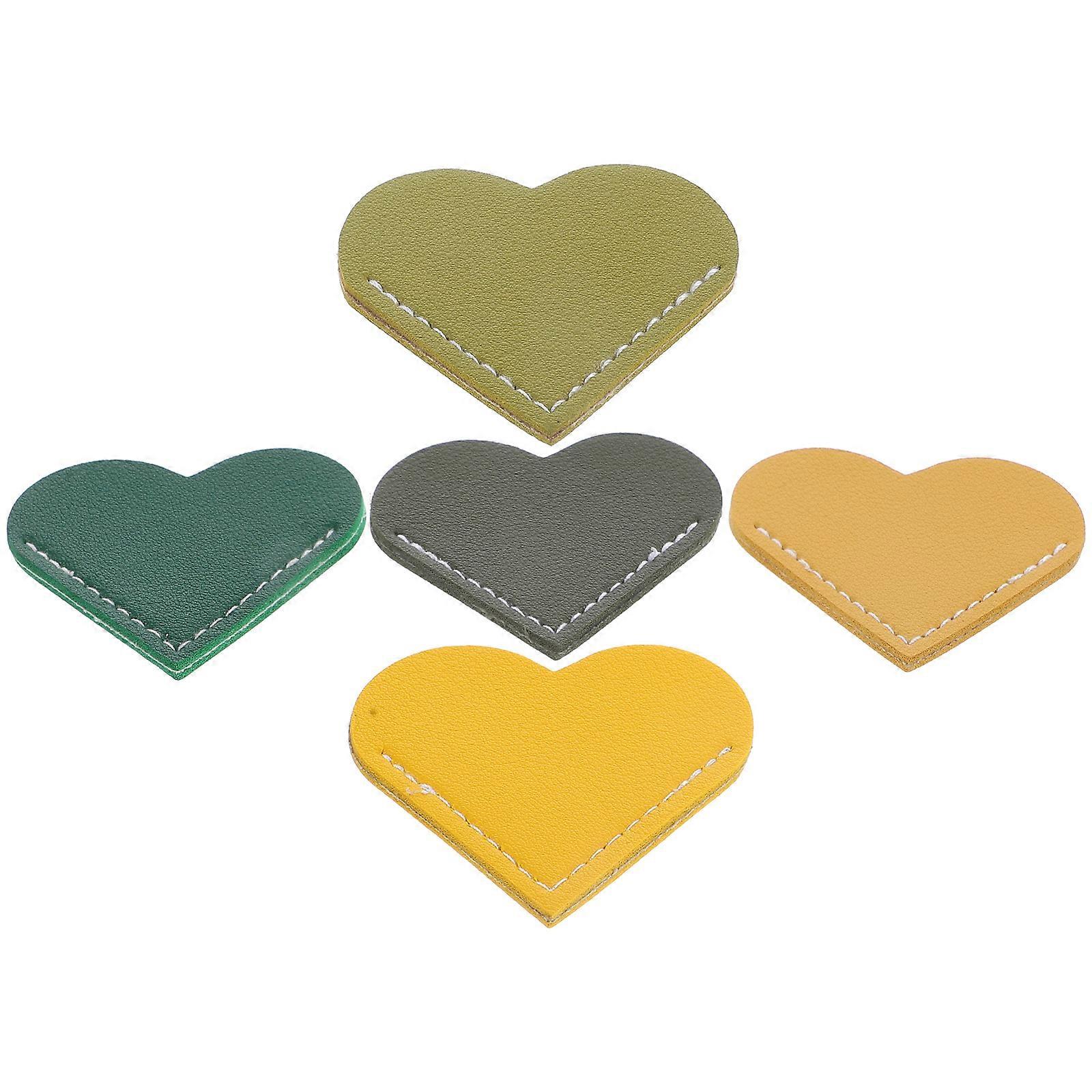 15 Pcs Heart-Shaped Book Corner Protectors For Notebook Readers Studying Bookmarks With Unique Design