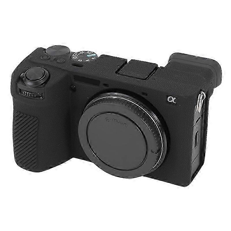 Litchi Texture Silicone Case For Sony ILCE-6700 / A6700