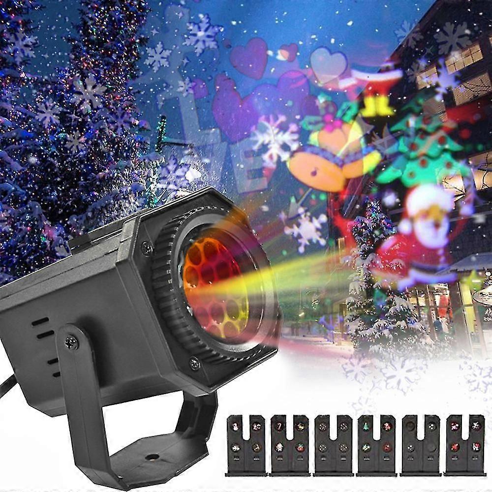 24 Patterns Outdoor Christmas Projector 8w Led Laser Projection Light