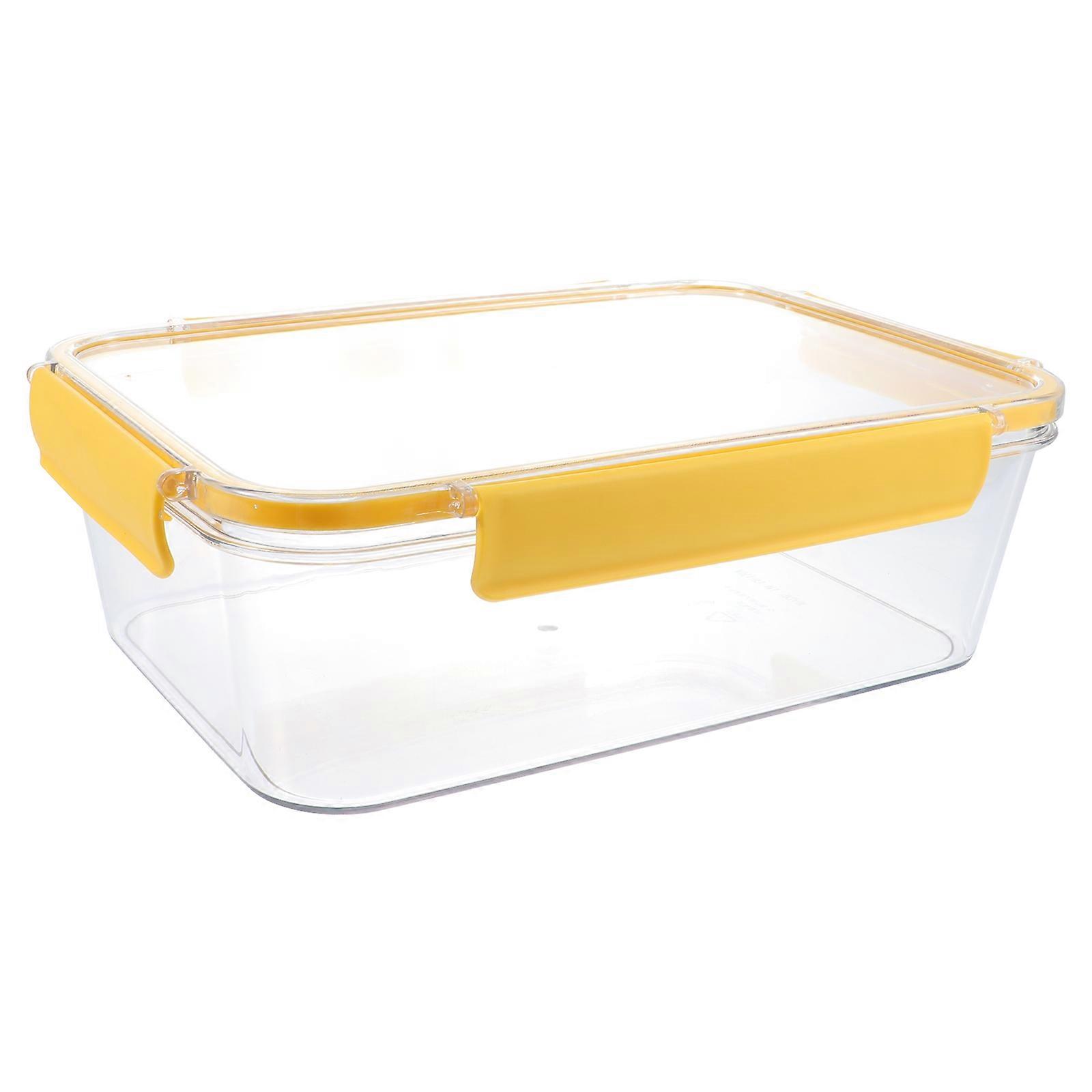 Kitchen Storage Jar 1Pack Practical Rectangle Container for Food Storage Plastic Material