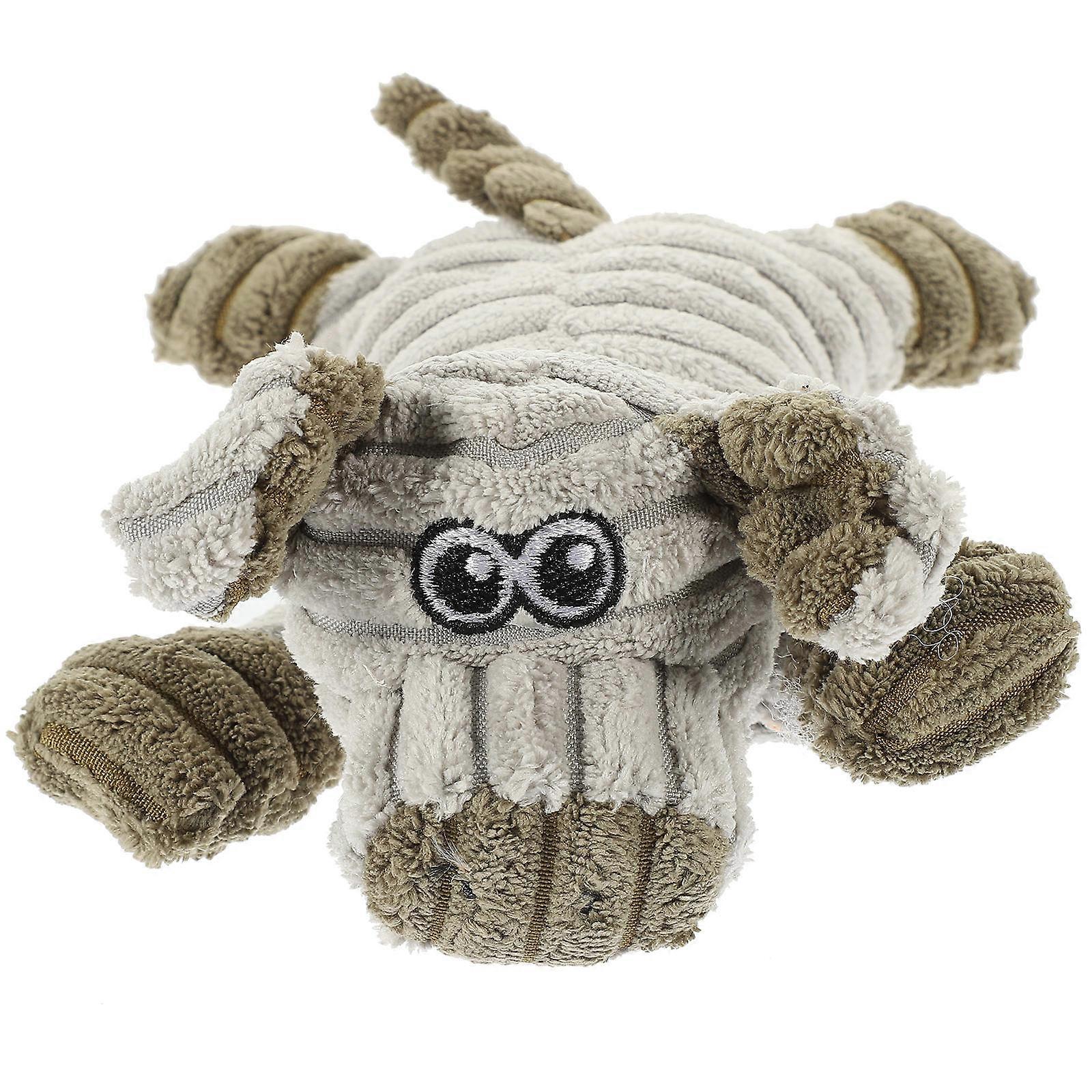 Pig Shape Dog Squeaky Toy Interactive Chew Toy 4Pcs for Pet Play