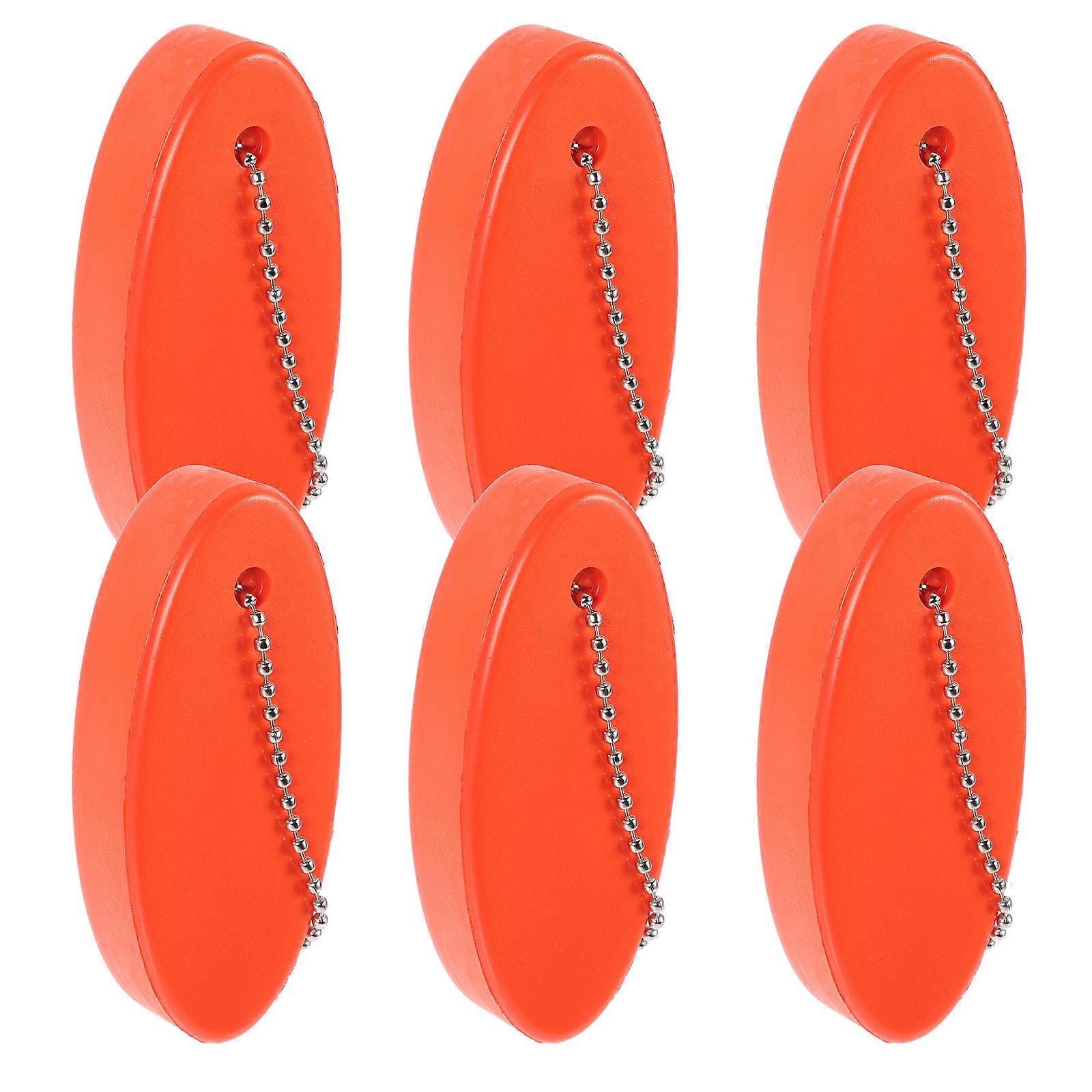 Colored Key Chains Oval Floating Keychains For Swimming And Sailing 24 Pcs Stylish Key Holders