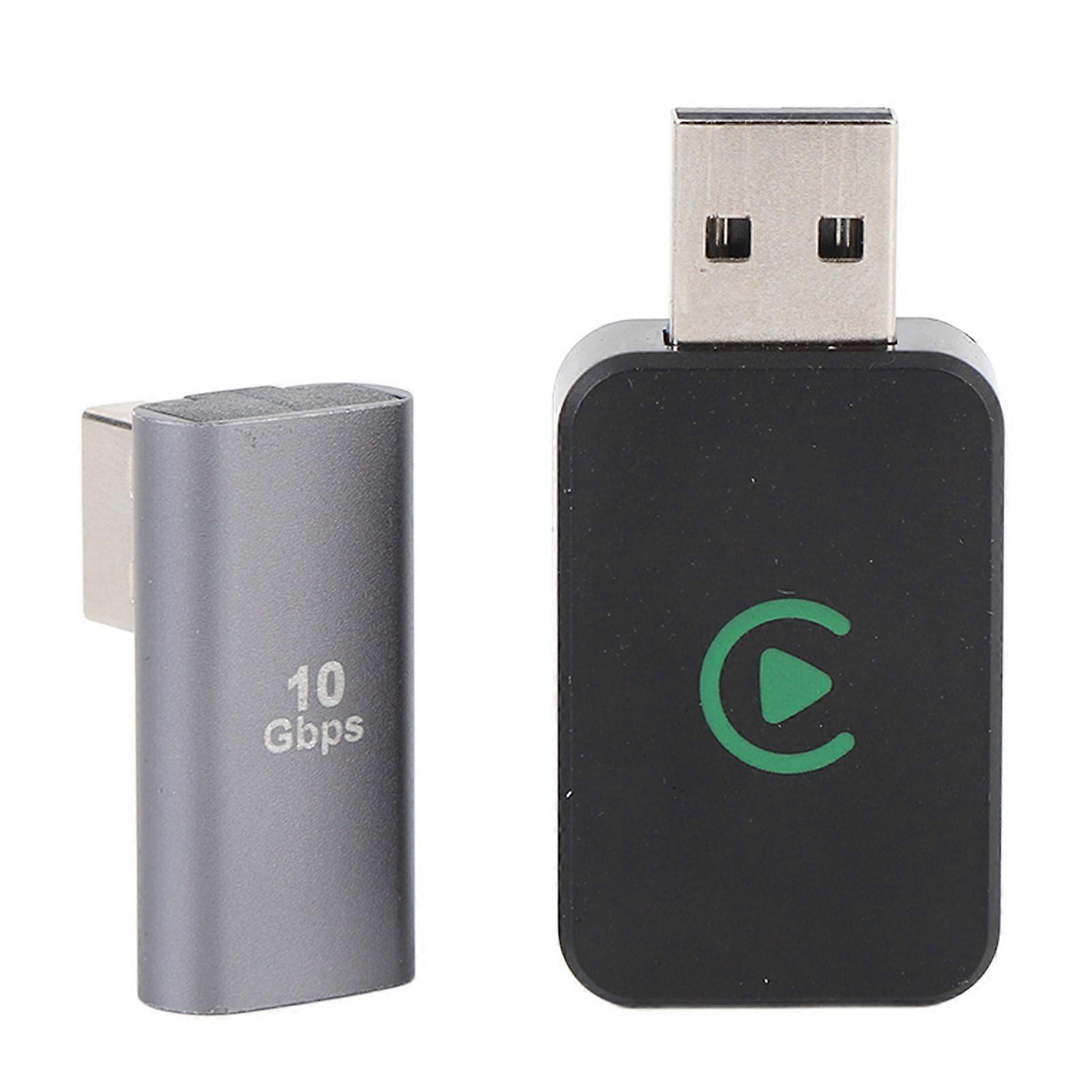 2 in 1 Wireless Adapter Dongle for Carplay Wired to Wireless USB Plug and Play for Android Auto Wireless Adapter for IOS for Android