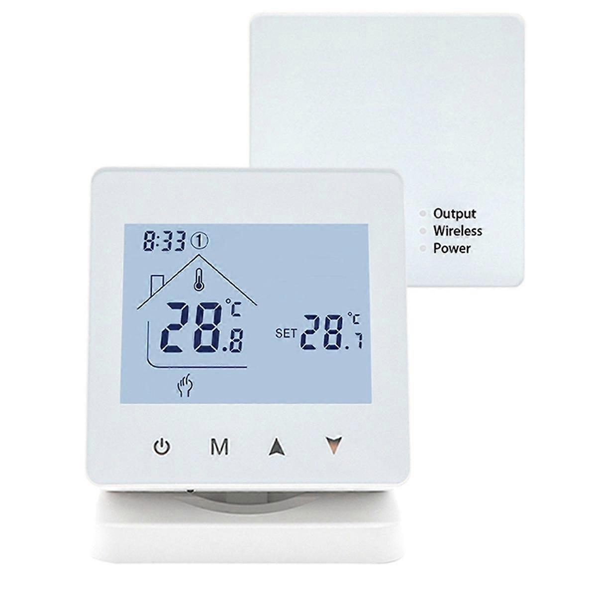 Smart Wireless Room Thermostat for Gas Boiler Heating Touch Screen Controller Home Programmable WiF