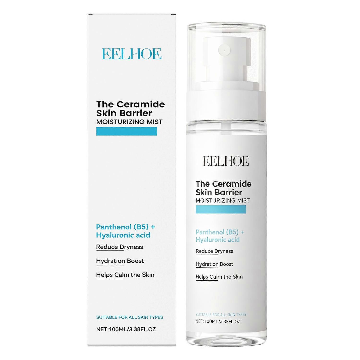 1-6PCS EELHOE Facial Mist Spray 100ml Hyaluronic Acid Vitamin B5 Moisturizing Hydrating Soothing Fac