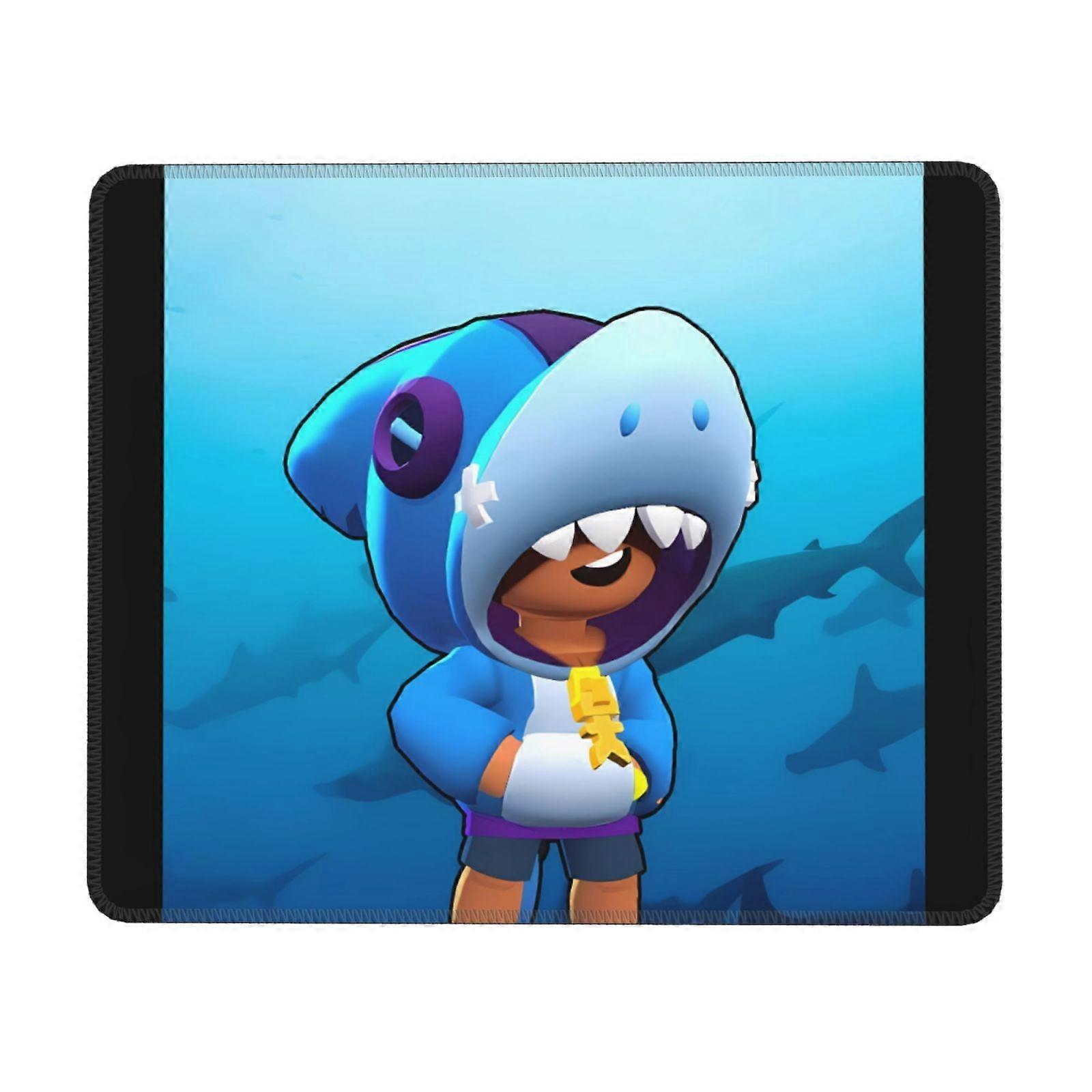 Brawl Stars Rubber Lock Edge Mouse pad, Office Desk pad, Writing pad, Multi Code Game pad Mouse Pads for Computers Laptop Mouse Mouse Pad