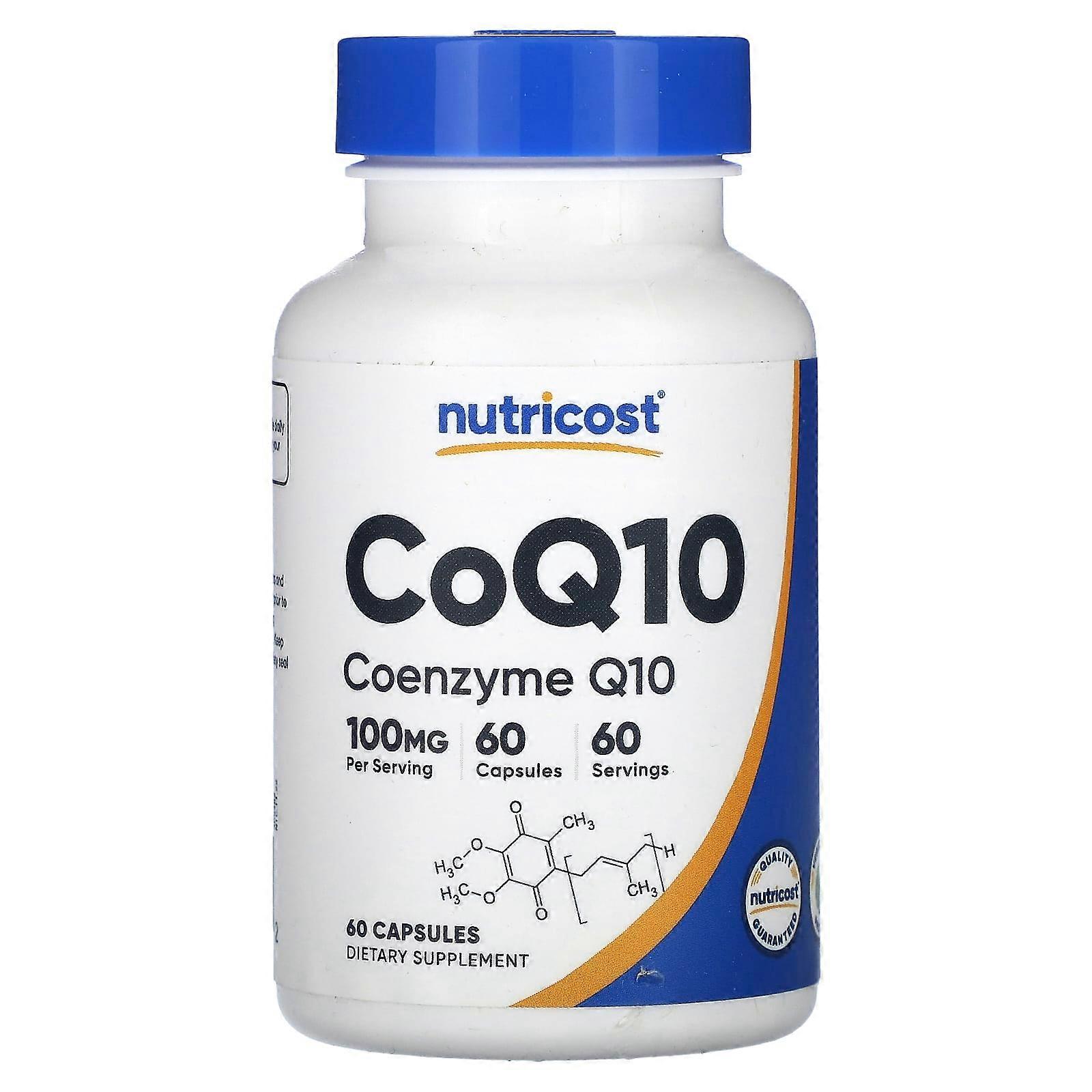 CoQ10, 100 mg, 60 Capsules