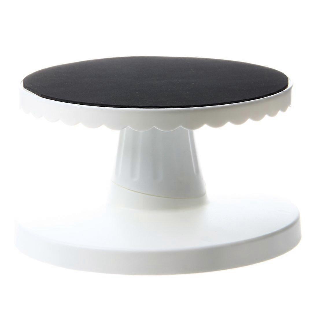 Cake Turntable Rotating Plate Decorating Stand For Cakes 360 Degree Rotation Cake Decorating Tool