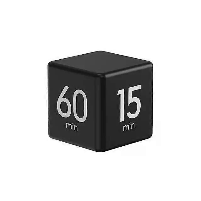 Productivity Cube Timer Gravity Sensor Flipping LED Display 4 Preset Time Dual Modes Countdown Cooking Study Mini Digital Timer