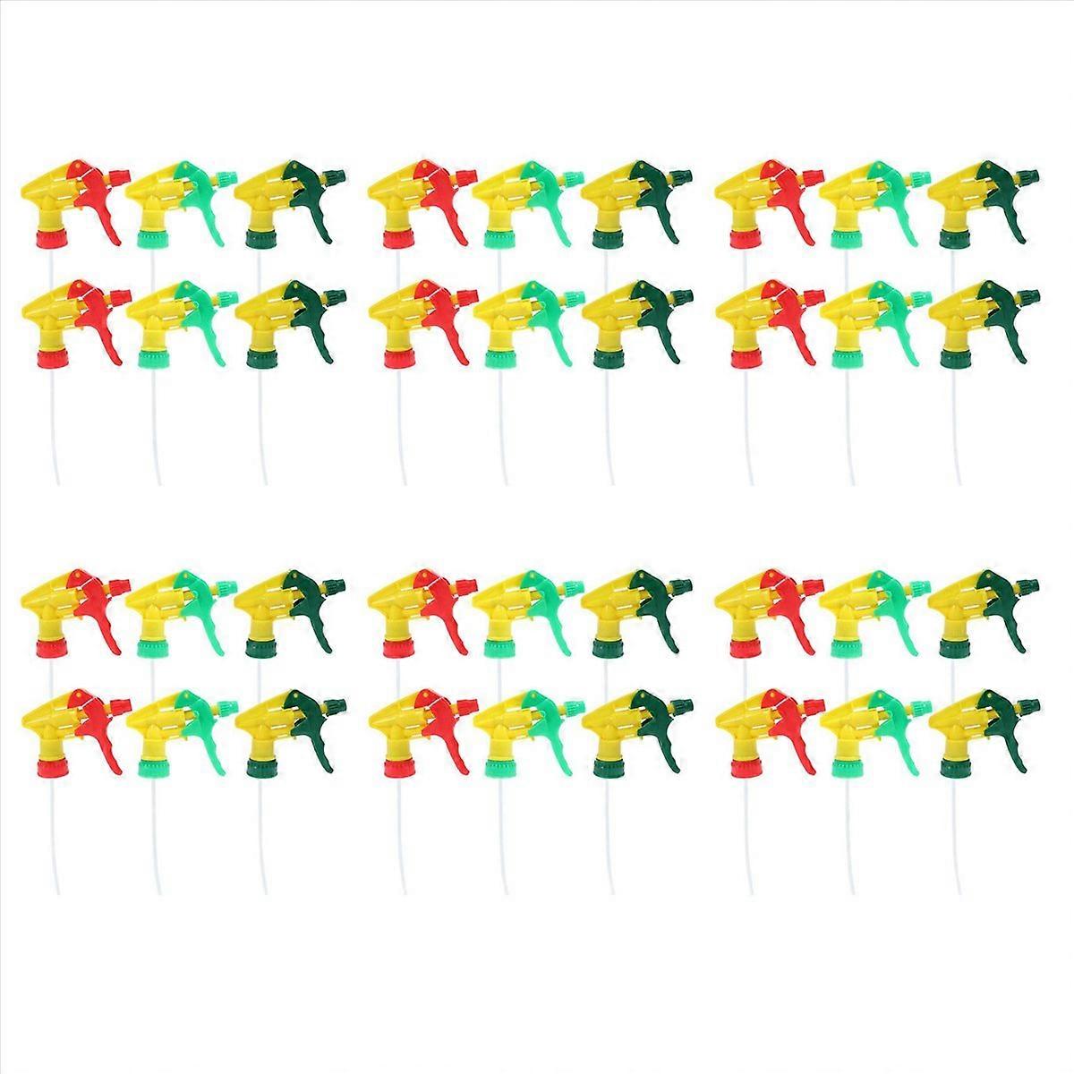 6 Pcs Heavy Duty Chemical Trigger Bottle Nozzle Head