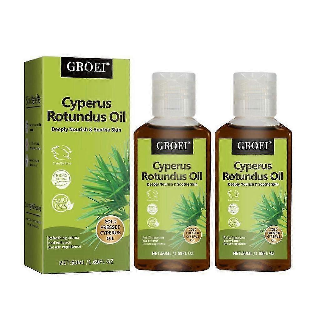 1-3x Cyperus olie Rotundus til hårfjerning - naturlig Cyperus olie, der reducerer væksten af ​​kropshår, fugter og beroliger