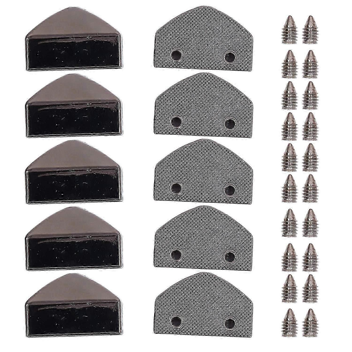 10sets Zipper Stopper Glossy Appearance Convenient Practical Attractive Decorative Bag Accessories f