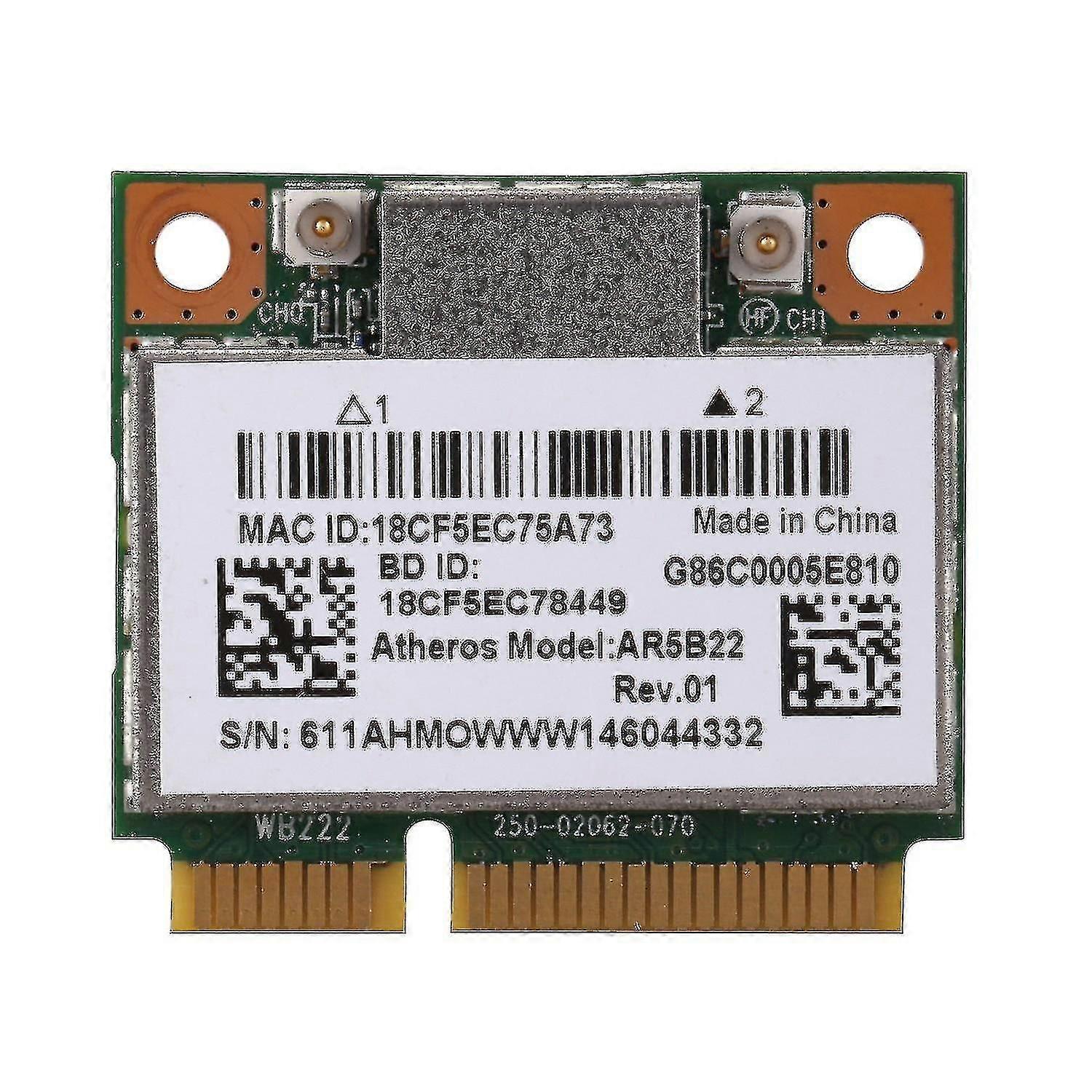 Ar5b22 2.4/5ghz Dual Band Wifi Card 802.11ac Bluetooth 4.0 Wireless Wlan Card For Lenovo Y400 Y500