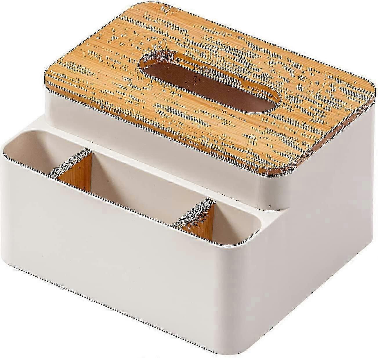 Facial Tissue Box Cover for 7x4.5x4 Inch Tissue Boxes with Houcopa Surface