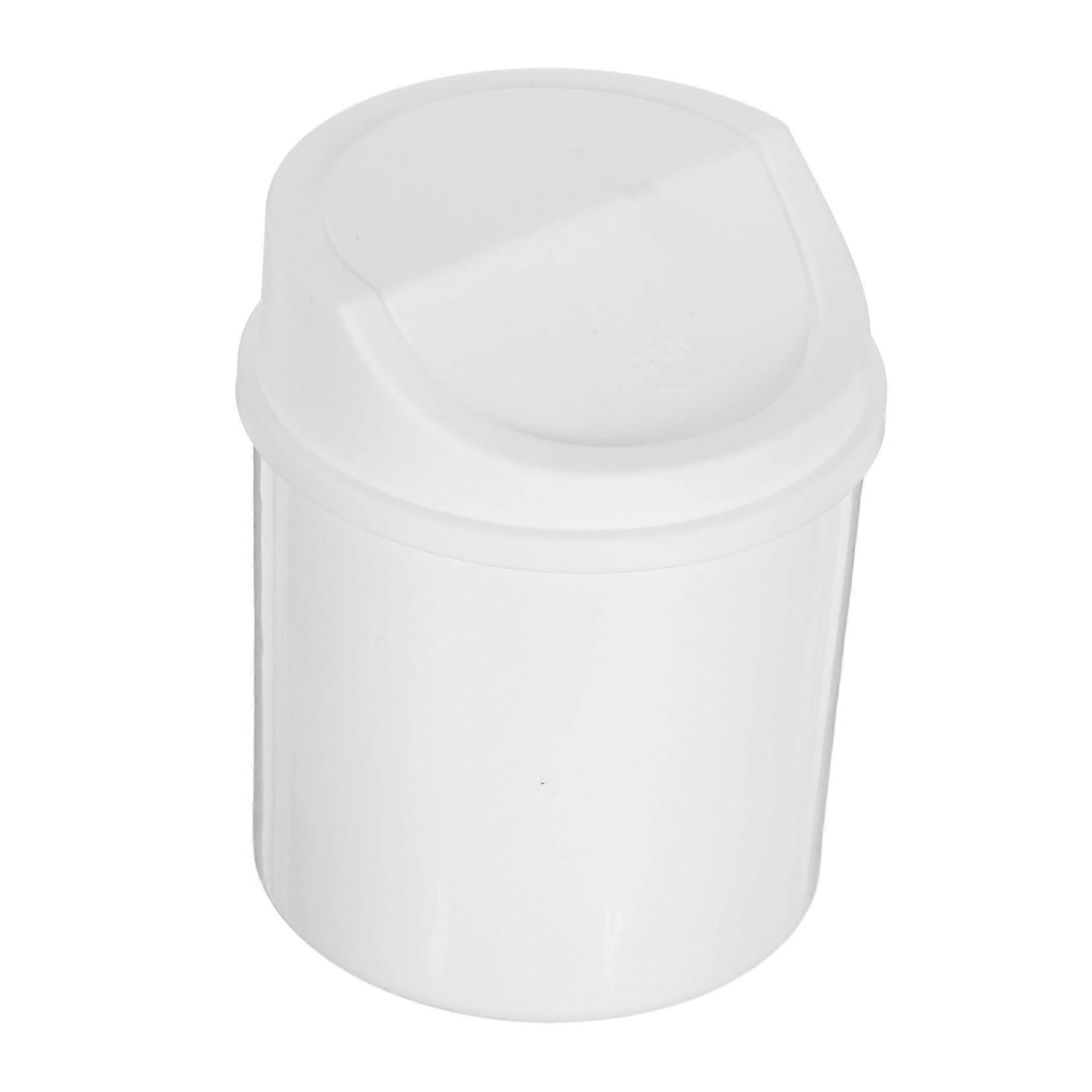 Mini Desktop Trash Can Rotating Lid Tabletop Trash Bin For Office Desk And Bathroom