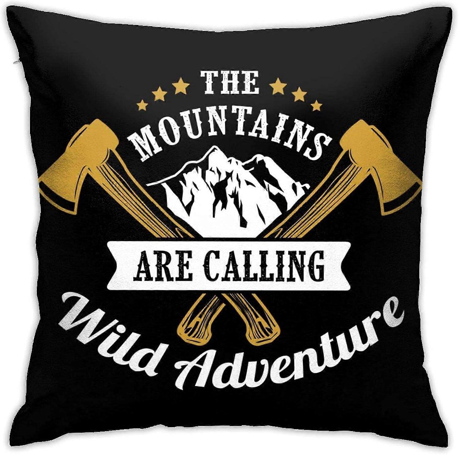 v591アドベンチャー面白い引用と言うスロー枕カバーホームリビングルームの寝室のソファチェア18X18インチ枕カバー45X45cm-TB591ij591