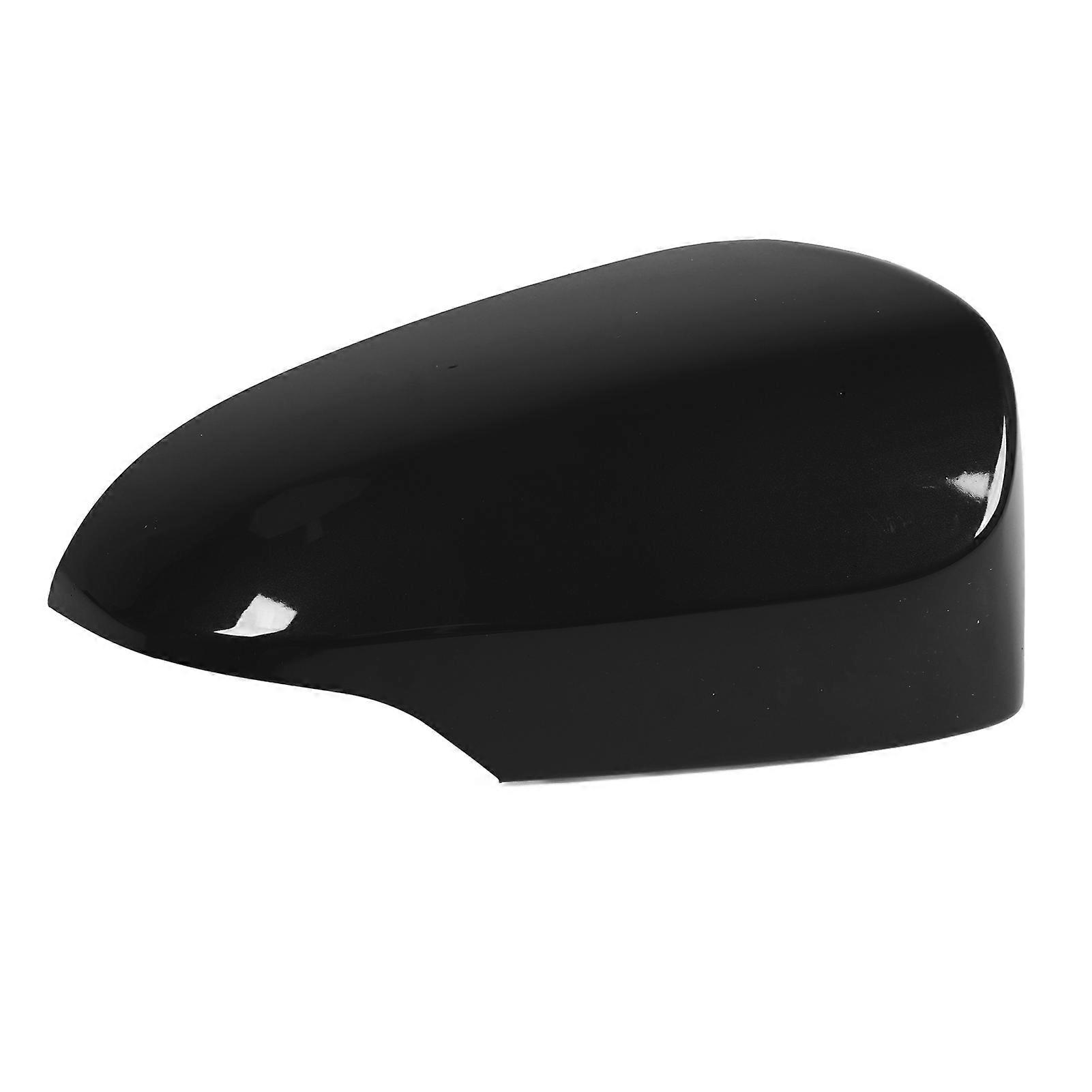 Door Side Mirror Caps Shockproof Scratch Resistant Rearview Wing Mirror Cover Replacement for Vehicle Black Right: 87915 0D909