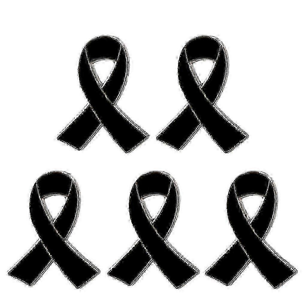 Ribbon brooch pin set of 5 elegant enamel design for women