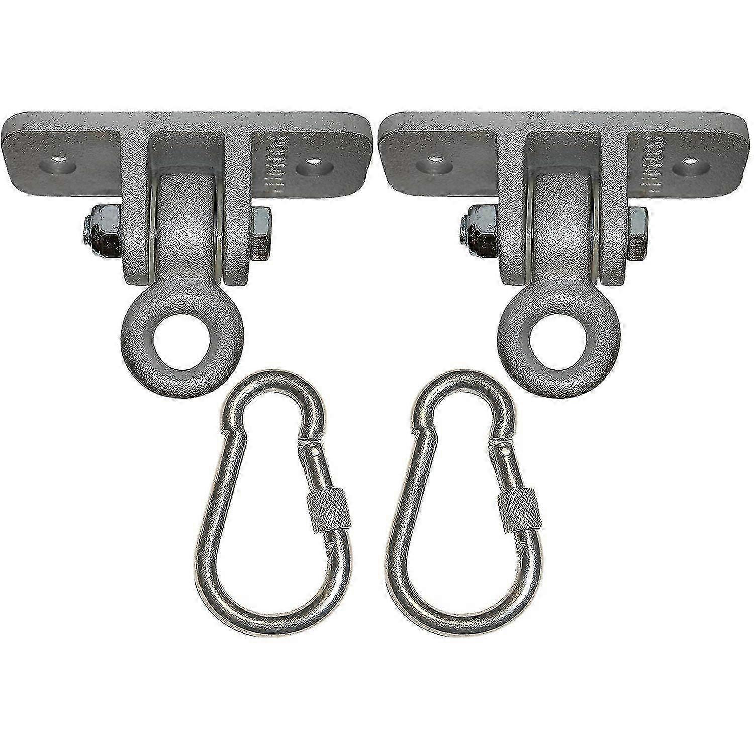Locking Snap Hooks | Heavy Duty Swing Hook Hangers Trapeze Sets | Static Tension 5000 Lb Capacity