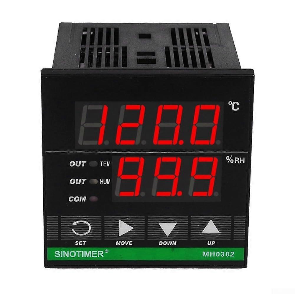 Smart Digital Display for Temperature and Humidity, Model Series, LCD Screen, USB Powered, Wall Mount