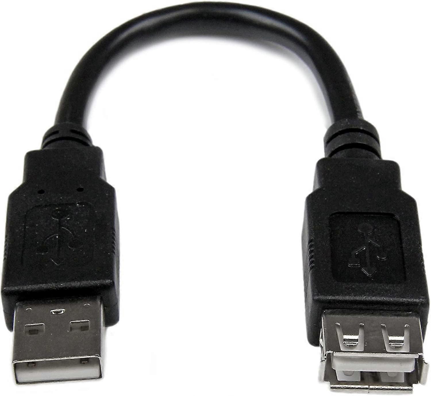 6in USB 2.0 Extension Adapter Cable A to A - M/F