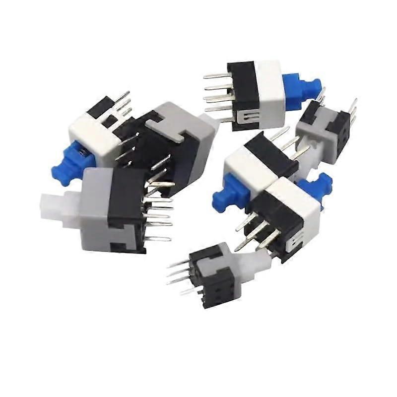 2 Pack Tactile Push Button Switch 5.8x5.8mm 6 Pin Self Reset for DIY Electronics Projects
