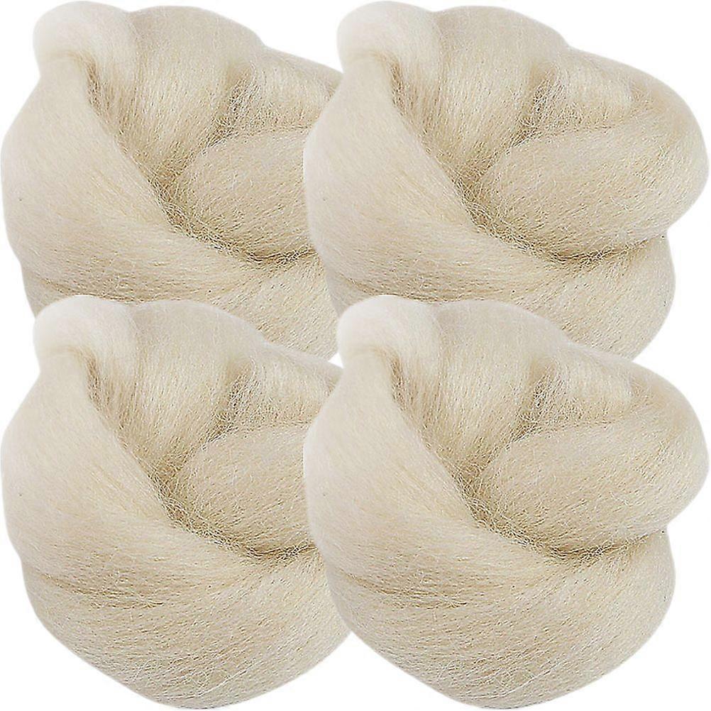 4Pcs Anti-wear Toe Separators Wool Toe Pads Supple Wool Toe Splitters Toe Corn Pads