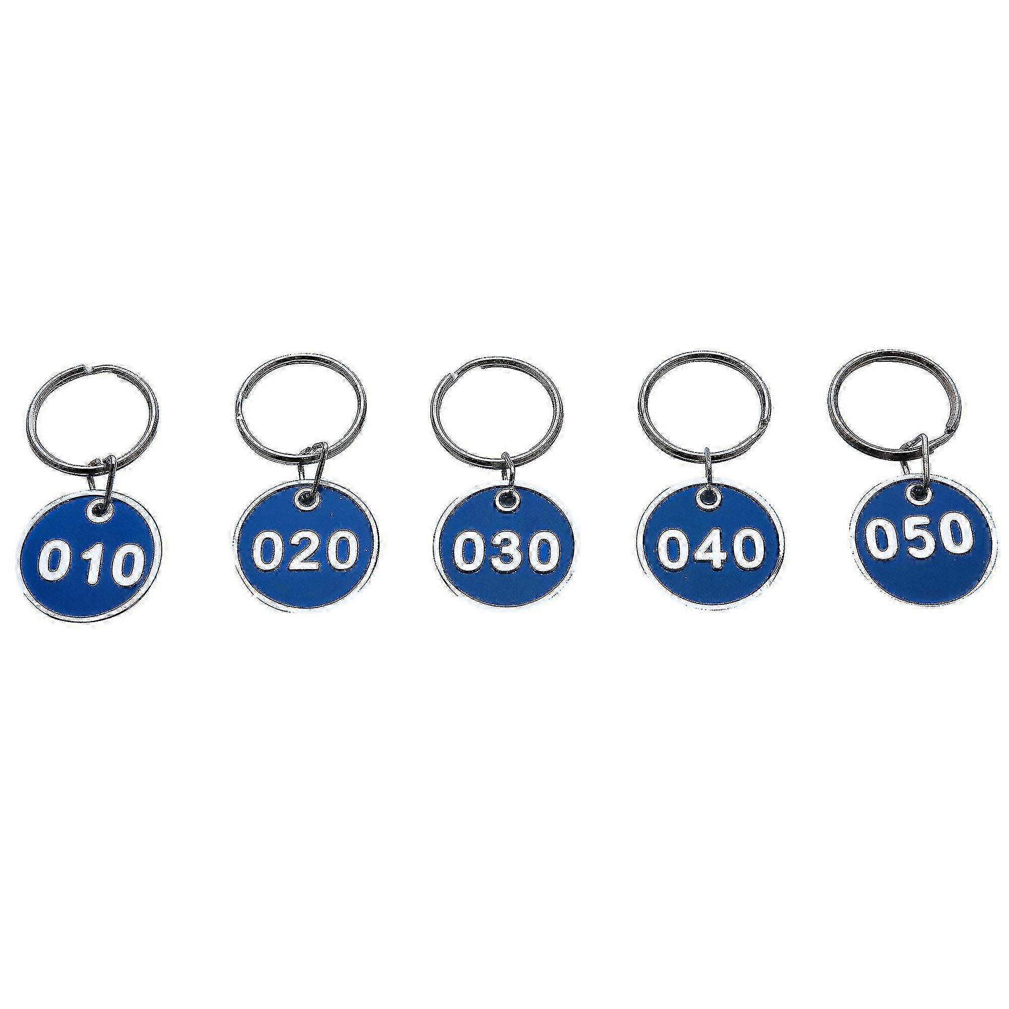 1-100 Numbers Key Chain Numbers Tags Locker Gym Key Rings Engraved Number With Key Rings Key Ring Aluminum Numbers TagA888120548 f54