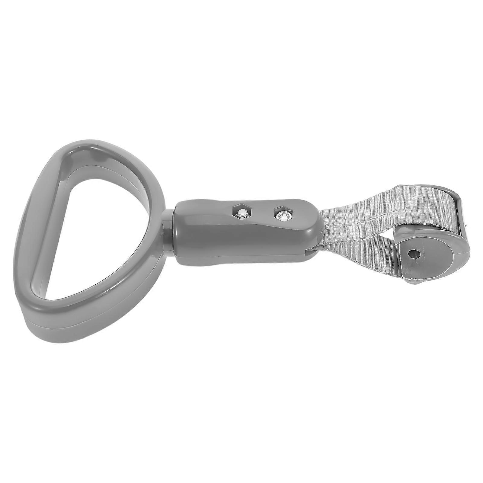 Bus Handle Ring for Car Assist Handle Stylish Grey ABS Material