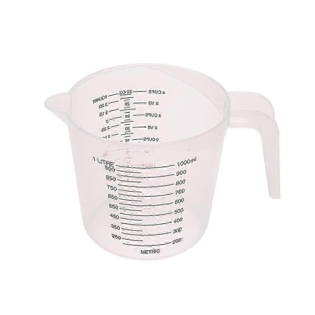 Plastic Measuring Cup Tool with Scale - 1000Ml - Baking Essentials for Quality Kitchen Work
